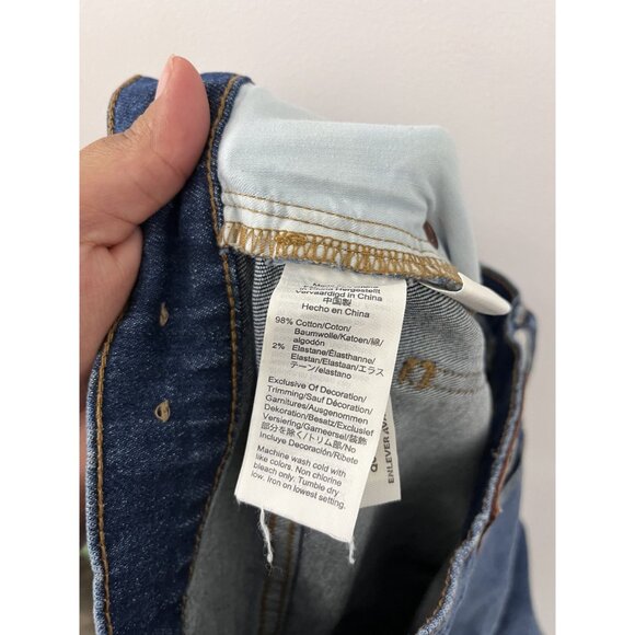 Madewell Blue The Perfect Vintage Crop Jeans in size 27 Classiccore - Picture 7 of 7
